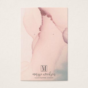 Placa de vídeo joalharia com anel rosa abstrato Bl