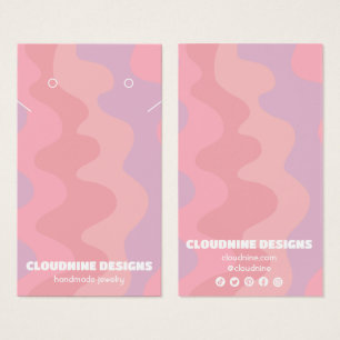 Placa de vídeo joalharia de colar com ondas cor-de