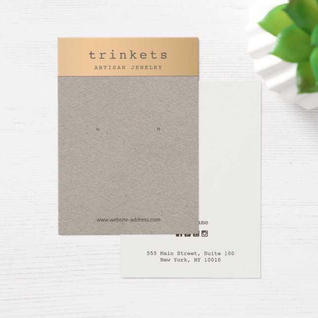 Placa de vídeo joalharia do Kraft Dourado com escu (Mesa)