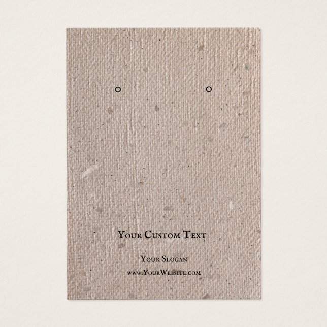 Placa de vídeo joalharia, papel marrom Reciclar (Frente)