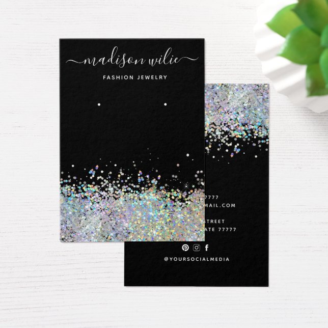 Placa de vídeo moderna com joias simples de brilho (Mesa)