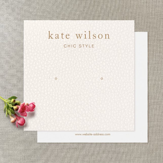 Placa de vídeo na moda Blush Pink Stud Earring (Criador carregado)