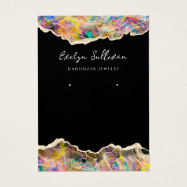 Placa de vídeo Opal design em joias pretas