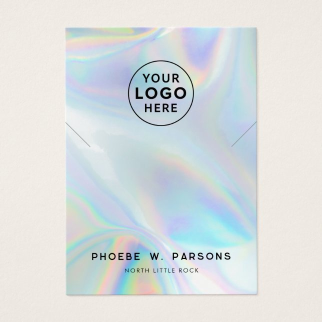 Placa de vídeo para joalharia do colar iridescente (Frente)