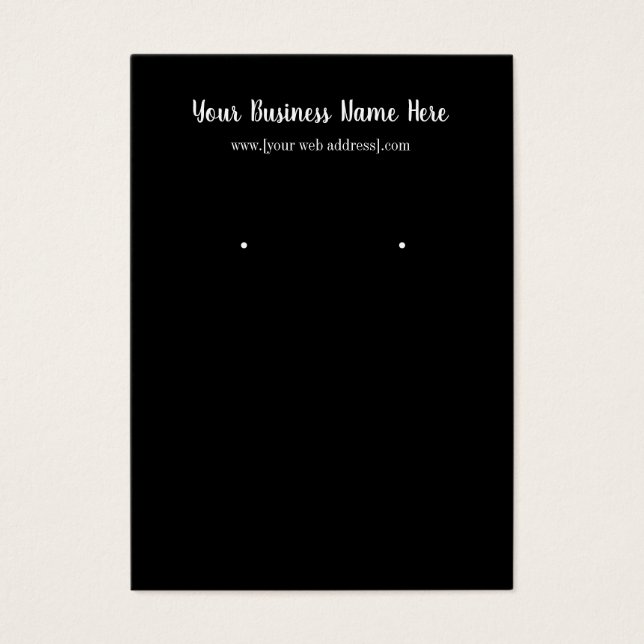 Placa de vídeo personalizada de abertura em preto  (Frente)