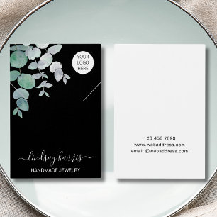 Placa de vídeo preta para colar de aquarela de log