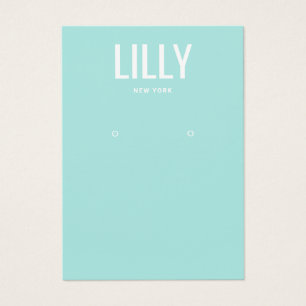 Placa de vídeo simples e moderna com escuta turqu