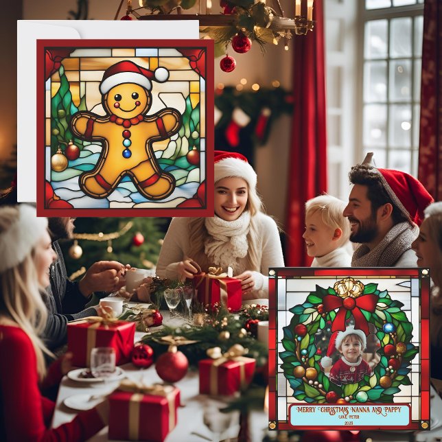 Placa de Vidro de Pão de Natal Faux (Criador carregado)