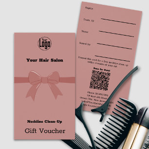Placa de Voucher de Limpeza de Linha de Pescoço Ro