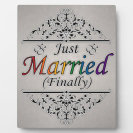 Placa Design recem casados (Finalmente)