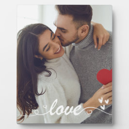 Placa Dia dos namorados casal Foto amor corações