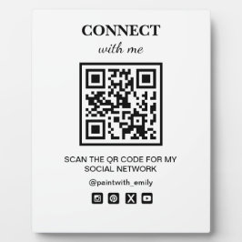 Placa Digitalize O Código QR Para A Minha Rede Wifi Soci