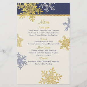 Placa do Casamento no inverno com flocos de neve D