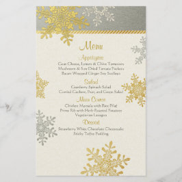 Placa do Casamento no inverno Flocos de Neve Doura