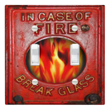 Placa do Interruptor Antifogo Dupla