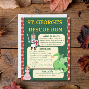 Placa do Jogo St. George Rescue Run