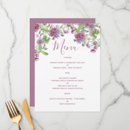 Placa do menu de Recepção de casamento flexível ro