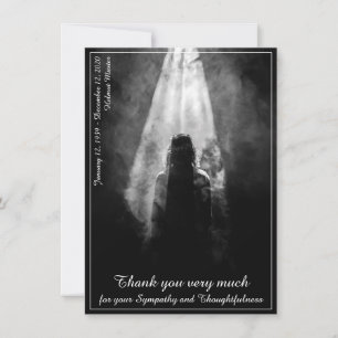 Placa do menu de refeições funerárias na luz