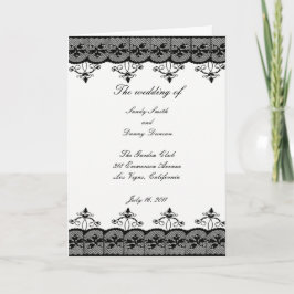 Placa do programa Black Lace