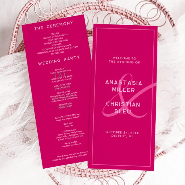 Placa do Programa Magenta Moderna e Negra (Criador carregado)