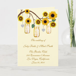 Placa do Programa Mason Jars Flores Amarelas