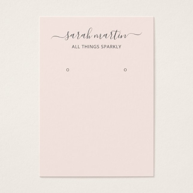 Placa do Retentor de Leitura de Script Elegante Co (Frente)