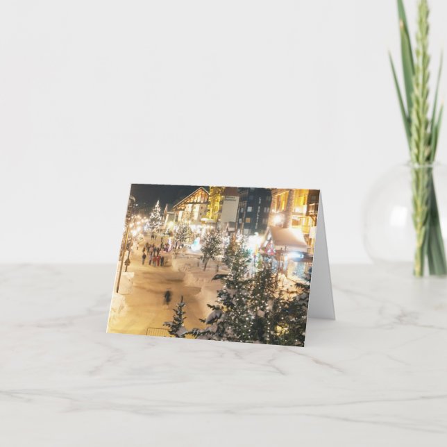 Placa dobrada de cartões de natal (Frente)