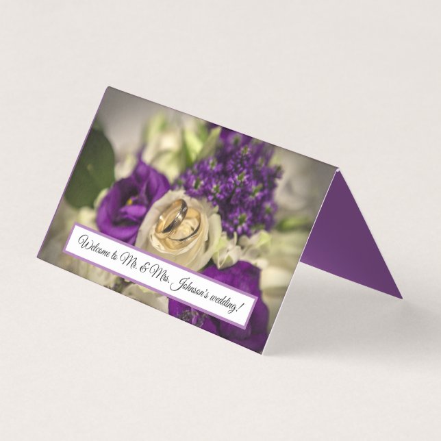 Placa dobrada de inclinação horizontal personaliza (Frente)