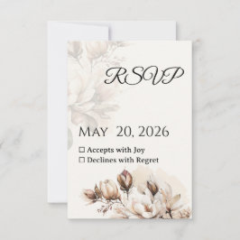 Placa Elegante Classic Beige Magnolia RSVP