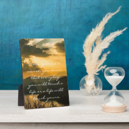 Placa Enfermeiro Simples com Cotação Inspiracional