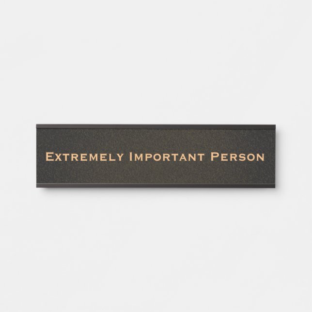 Placa engraçada para porta de escritório (Frente)
