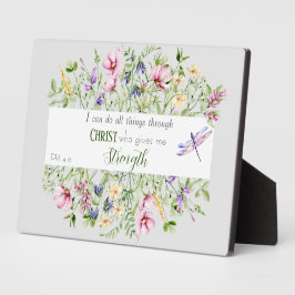 Placa Eu Posso Fazer Todas As Coisas Bíblia Versa