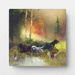 Placa Família Setters