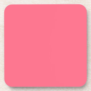 Placa Flamingo Love Cork de porta copos Rosa Quent