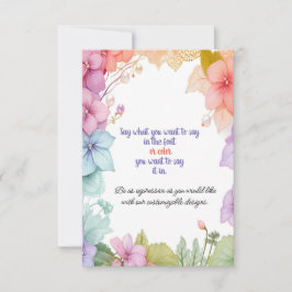 Placa Floral Pastel
