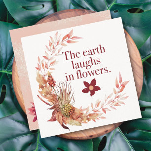 Placa Floral Rustic Wreath