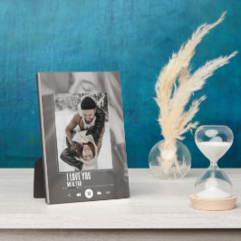 Placa Foto de Casal de Artista de Música