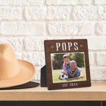 Foto do Avô Personalizada Rústica