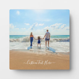 Placa Foto e texto personalizados - Design único