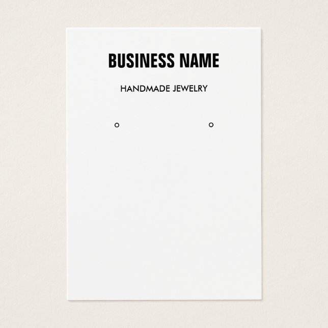 Placa gráfica de brinco de joias preto e branco mo (Frente)