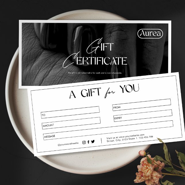 Placa Grift Modern Photo Beaty Salon (Criador carregado)