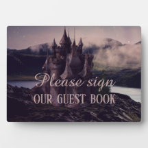 Guestbook do castelo gótico romântico escuro