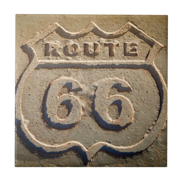 Placa histórica da Rota 66, Arizona (Frente)