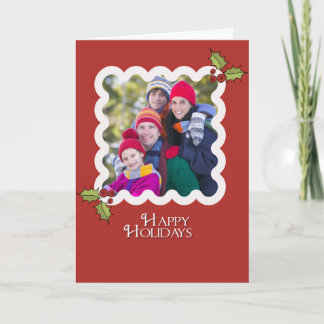 PLACA HOLLY CHRISTMAS SIMPLES Modelo 5x7