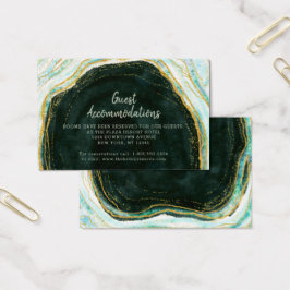 Placa Inserir Alojamentos de Convidado de Geodo Ve