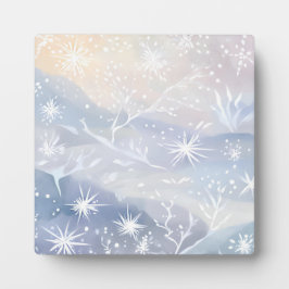 Placa Janela fosco | Bela Cena de Inverno de Neve