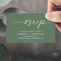 Placa Lembrete RSVP de Convites de casamento Român