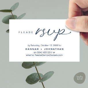 Placa Lembrete RSVP de Convites de casamento Român