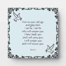 Linda Bíblia Verse Citação Isaiah 46:4