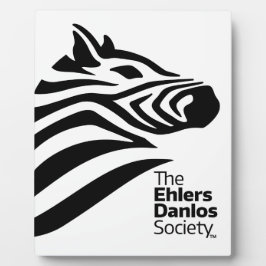 Placa Logotipo oficial da sociedade Ehlers-Danlos